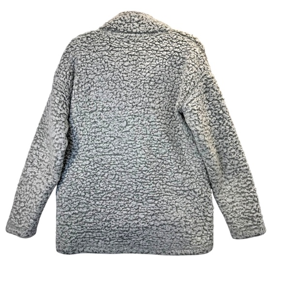 Arden B Jacket Pullover Coat Womens Size S Gray Cozy - Picture 2 of 6